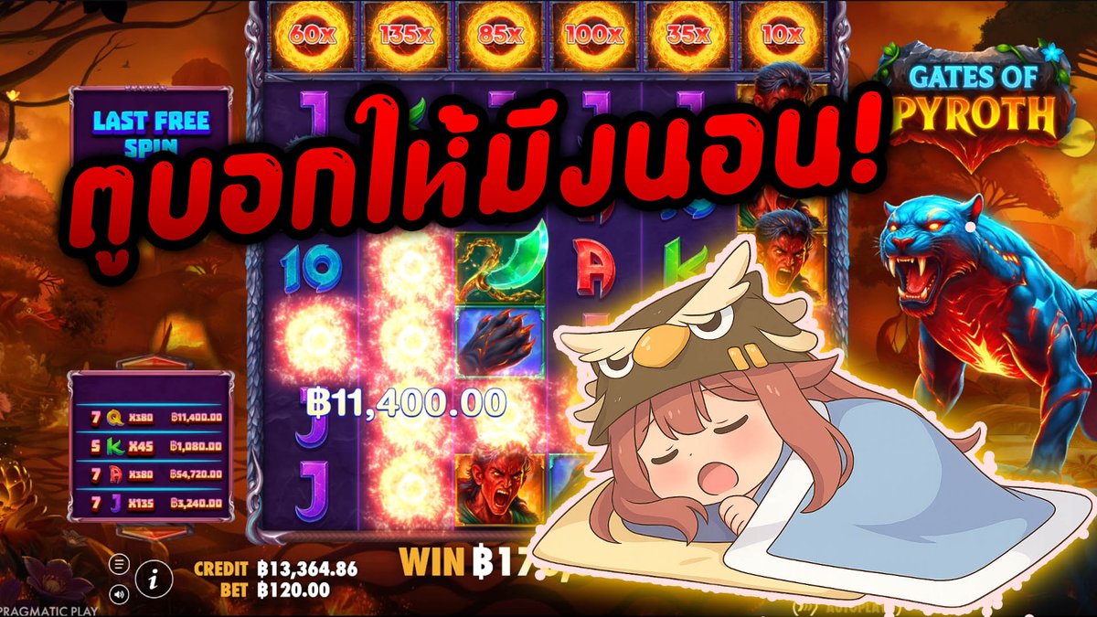ข้าบอกให้เอ็งนอน! Gates of Pyroth - Pragmatic Play