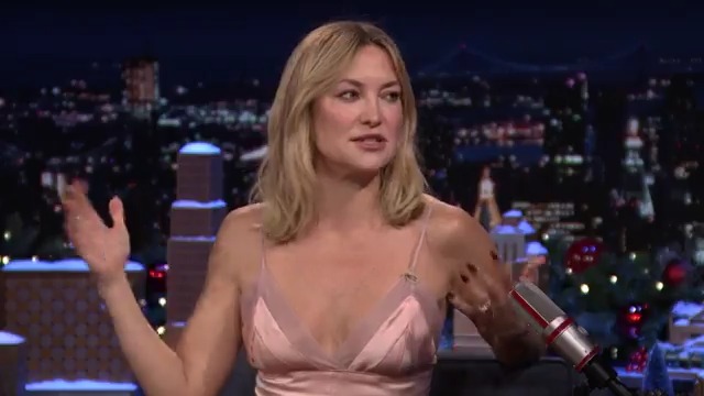 Kate Hudson’s new film Song Sung Blue is a true story about a couple who were impersonators, fell in love and formed a Neil Diamond tribute band! #FallonTonight