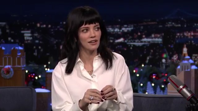 Lily Allen talking about West End Girl and tour on The Tonight Show with Jimmy Fallon!