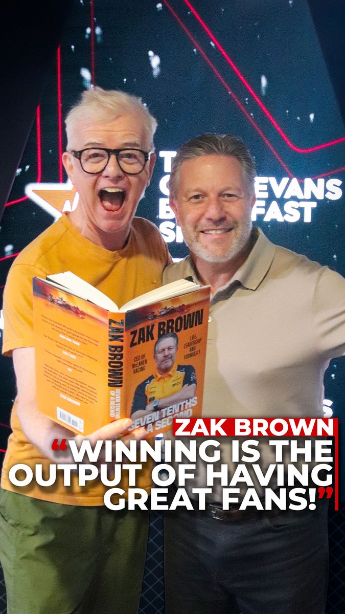 Why did McLaren Racing go with papaya? 🧡 Zak Brown joins the Chris Evans Breakfast Show with The National Lottery ⤵️ Zak Brown McLaren talkSPORT