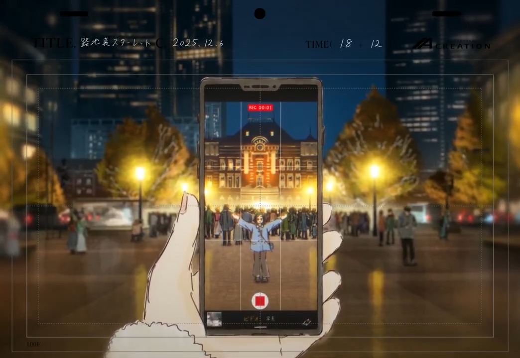 Tokyo Station at Night #indie_anime #路地裏スターレット