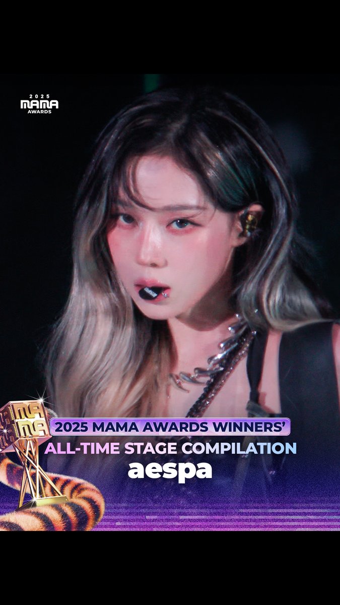 [#2025MAMA] WINNERS’ ALL-TIME STAGE #aespa Take a look at the iconic stages of aespa who won 🏆BEST FEMALE GROUP 🏆BEST CHOREOGRAPHY 🏆BEST DANCE PERFORMANCE FEMALE GROUP 🏆FANS’ CHOICE FEMALE TOP 10 *Mnet K-POP Youtube에서 Full ver.을 확인하세요! HEAR MY ROAR, UH-HEUNG 2025 MAMA AWARDS #MAMAAWARDS #2025MAMAAWARDS