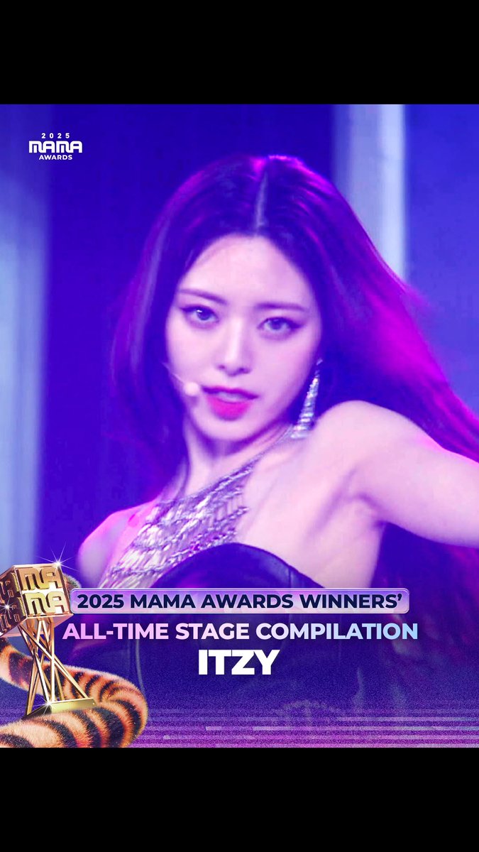 [#2025MAMA] WINNERS’ ALL-TIME STAGE #ITZY Take a look at the iconic stage of ITZY who won 🏆FANS’ CHOICE FEMALE TOP 10 *Mnet K-POP Youtube에서 Full ver.을 확인하세요! HEAR MY ROAR, UH-HEUNG 2025 MAMA AWARDS #MAMAAWARDS #2025MAMAAWARDS