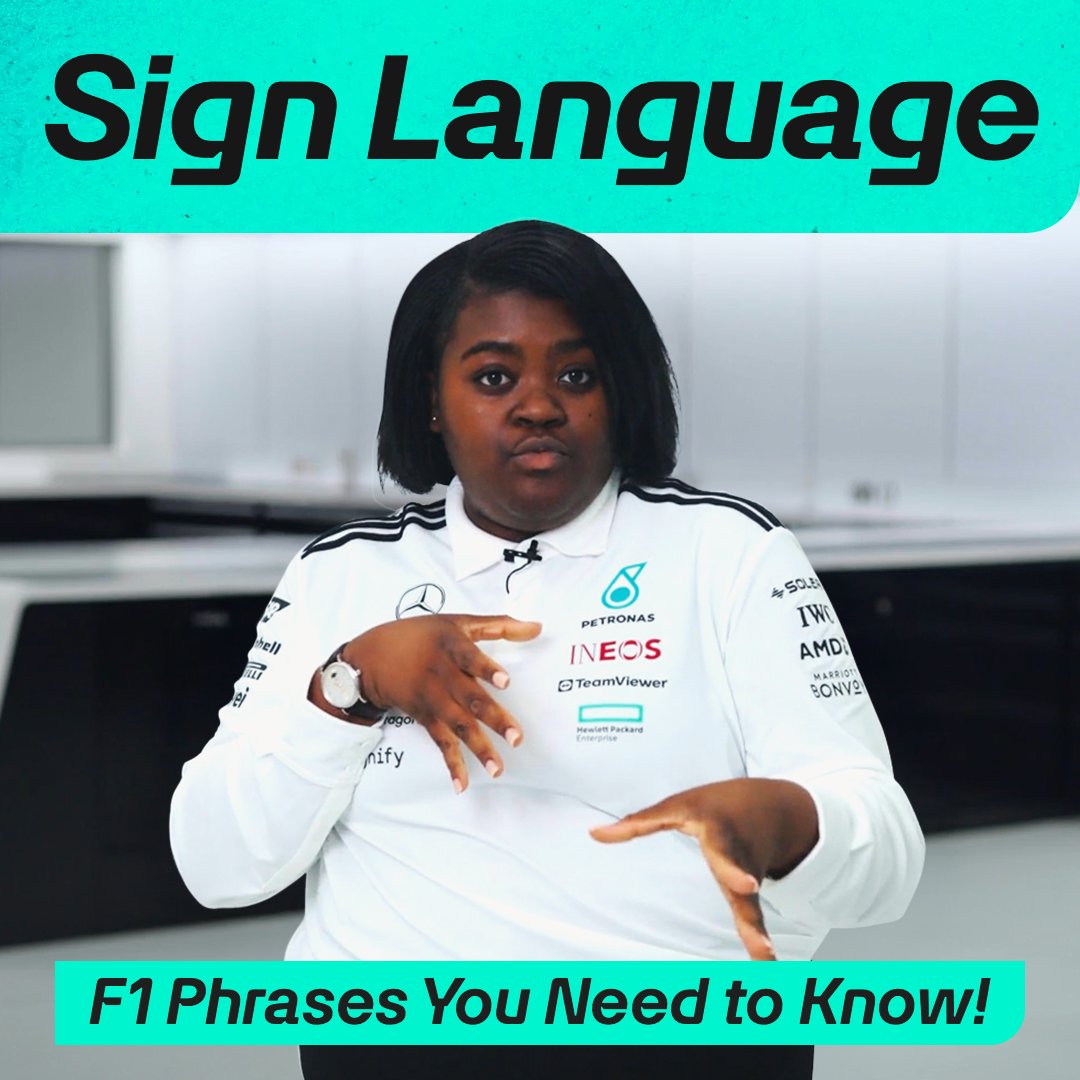 One last British Sign Language lesson for 2025 ❤️ Hope you’ve enjoyed learning some F1 phrases. Watch the full episode 👇