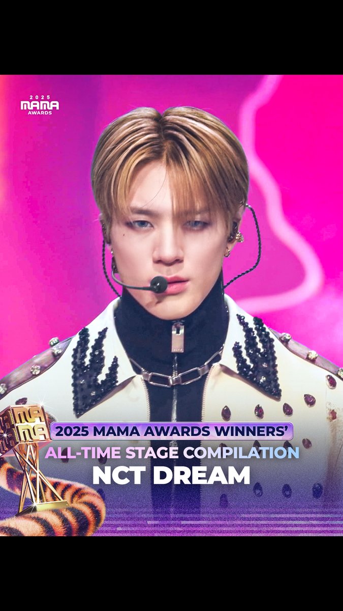 [#2025MAMA] WINNERS’ ALL-TIME STAGE #NCTDREAM Take a look at the iconic stage of NCT DREAM who won 🏆FANS’ CHOICE MALE TOP 10 *Mnet K-POP Youtube에서 Full ver.을 확인하세요! HEAR MY ROAR, UH-HEUNG 2025 MAMA AWARDS #MAMAAWARDS #2025MAMAAWARDS