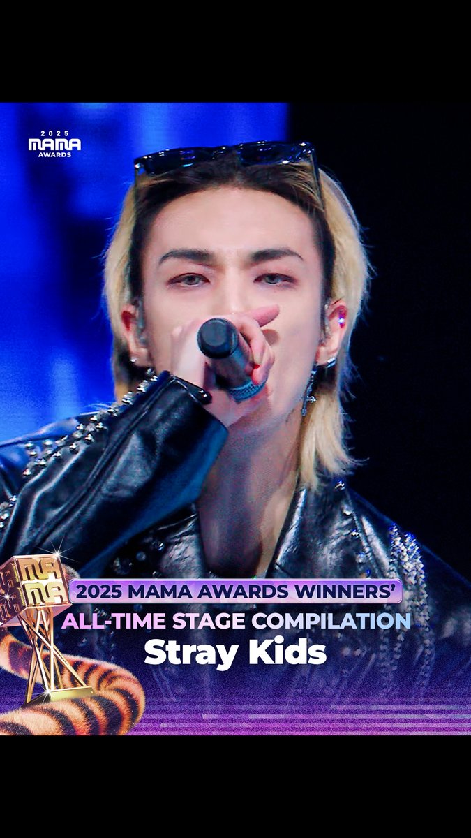 [#2025MAMA] WINNERS’ ALL-TIME STAGE #StrayKids Take a look at the iconic stages of Stray Kids who won 🏆VISA ALBUM OF THE YEAR 🏆FANS’ CHOICE MALE TOP 10 *Mnet K-POP Youtube에서 Full ver.을 확인하세요! HEAR MY ROAR, UH-HEUNG 2025 MAMA AWARDS #MAMAAWARDS #2025MAMAAWARDS