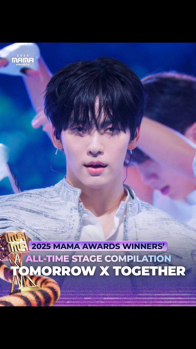[#2025MAMA] WINNERS’ ALL-TIME STAGE #TOMORROW_X_TOGETHER Take a look at the iconic stages of TOMORROW X TOGETHER (투모로우바이투게더) who won 🏆VISA SUPER STAGE ARTIST *Mnet K-POP Youtube에서 Full ver.을 확인하세요! HEAR MY ROAR, UH-HEUNG 2025 MAMA AWARDS #MAMAAWARDS #2025MAMAAWARDS