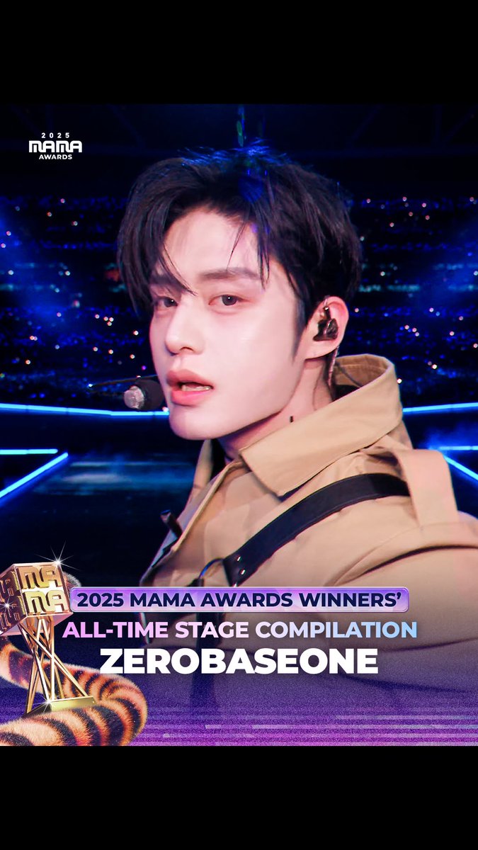 [#2025MAMA] WINNERS’ ALL-TIME STAGE #ZEROBASEONE Take a look at the iconic stages of ZEROBASEONE (제로베이스원) who won 🏆WORLDWIDE KCONERS' CHOICE 🏆FANS’ CHOICE MALE TOP 10 *Mnet K-POP Youtube에서 Full ver.을 확인하세요! HEAR MY ROAR, UH-HEUNG 2025 MAMA AWARDS #MAMAAWARDS #2025MAMAAWARDS
