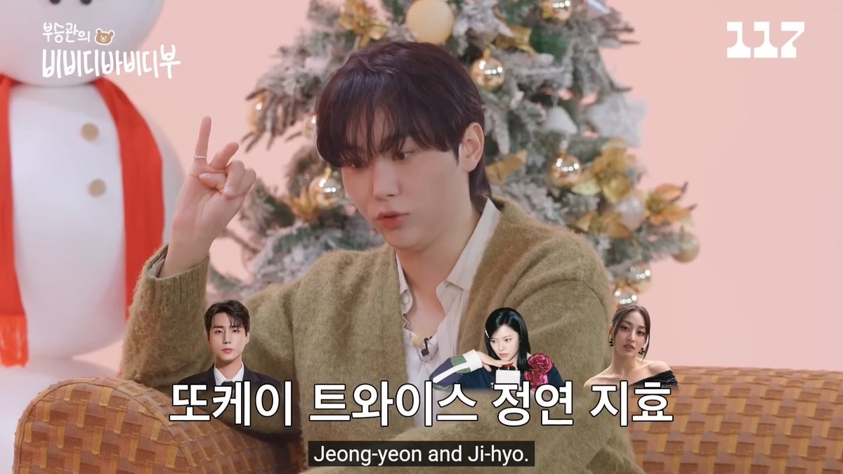 Stray Kids Lee Know named Dahyun, and SEVENTEEN Seungkwan named Jeongyeon &amp; Jihyo as idols from JYP that they are close to respectively.