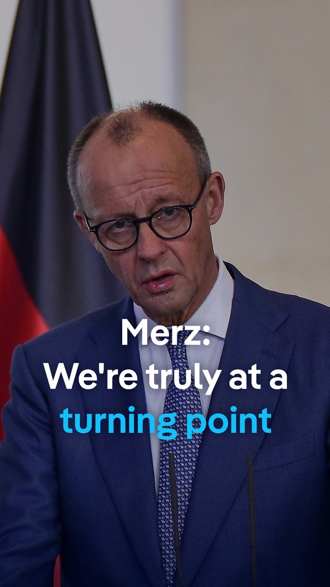 "We are truly experiencing a turning point." Friedrich Merz said he's certain that the US will keep its word and deploy Tomahawk cruise missiles to Germany in 2026. But, he said NATO faces challenging times ahead and must step up at a press conference with NATO Secretary General Mark Rutte in Berlin.