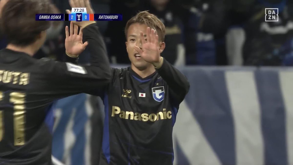 圧巻の“1人カウンター” ボール奪取からの爆発的なスピード 山下諒也が個の力で追加点‼️ 🏆ACL2 グループF 第6節 🆚G大阪×ラーチャブリー 📺DAZN ライブ配信中 #ACLTwo #だったらDAZN