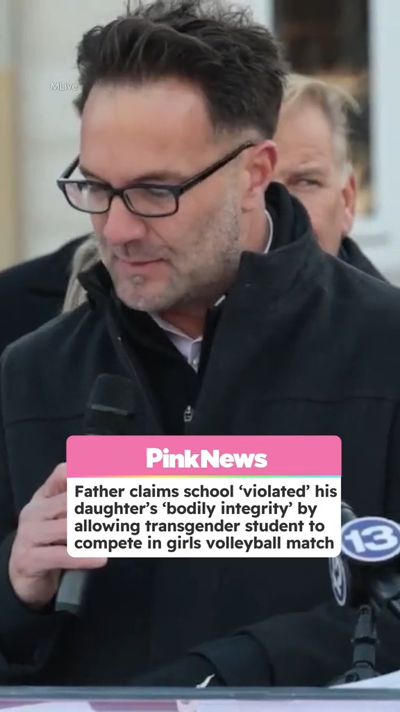 A father from Michigan has filed a formal complaint after discovering his daughter played one volleyball game against a trans player. Sean Lechner filed the formal federal complaint with the U.S Department of Education on December 5.Lechner, found out about the trans player weeks after the match, and said by not outing the trans child, the school 'violated' his daughter's 'bodily integrity'.