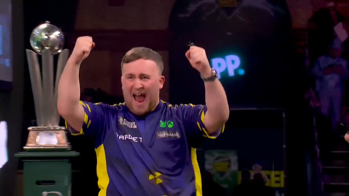 The moment Luke Littler's life changed FOREVER! 👀🏆 We couldn't go through the archives without throwing it back to last year's crowning moment! ☢️