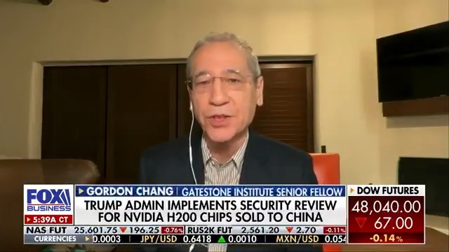 China accelerates push for US AI chips critical to drone, weapons development Gordon G. Chang