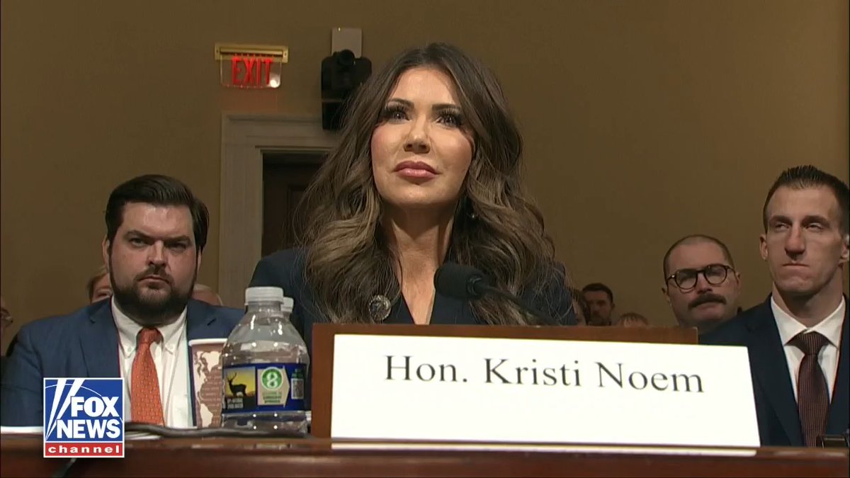 NEW: Rep. Bennie Thompson (D-MS) calls on DHS Secretary Kristi Noem to resign before she even begins testifying at a House hearing on worldwide threats. "Do a real service to the country and just resign. That is, if President Trump doesn't fire you first."