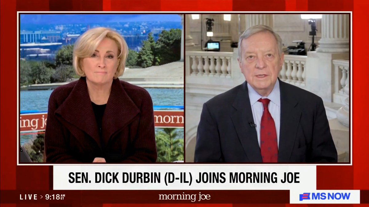 Dick Durbin and MSNOW host Mika Brzezinski on the deportation of rapists, murderers, and pedophiles: DURBIN: “It is causing a reaction … of revulsion…” BRZEZINSKI: “It is revolting to see what is happening to...people who potentially have committed crimes..."