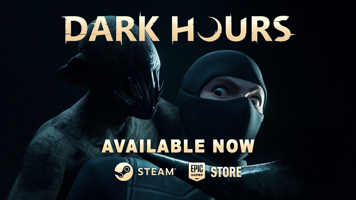 Dark Hours, the co-op horror heist where you break into haunted places, score big and try to survive the horrors inside. Available on Steam!