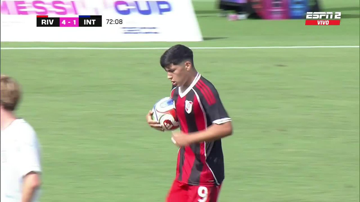 🤯🇦🇷 Los pibes de River GOLEARON ¡5-1! AL INTER, con un HAT-TRICK de Bruno Cabral.