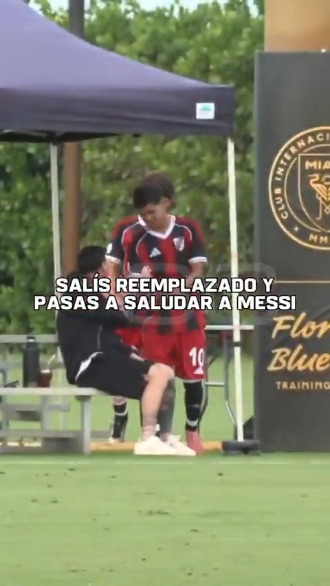 El sueño del pibe, jugás lindo, goleada al Inter, salís de cambio y saludas a Messi que te vio todo el partido Eso le pasó a Felipe López y Joaquín Amor
