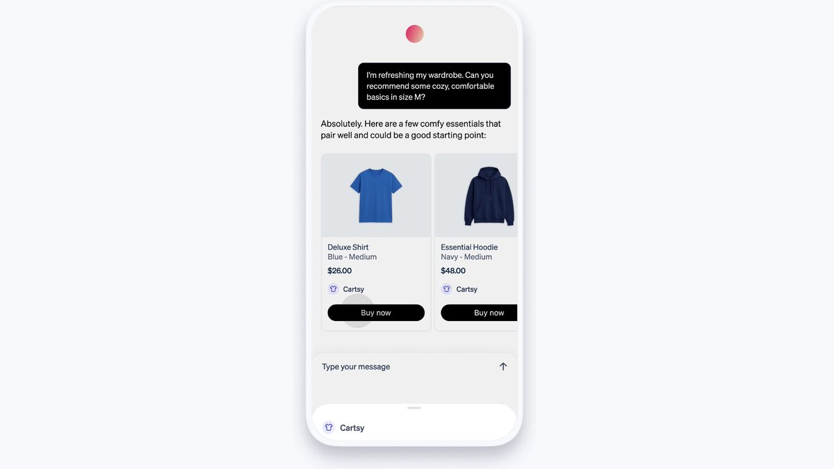 Introducing the Agentic Commerce Suite: get ready to sell on AI agents. 🛒 Add your product catalog 📦 Accept payments and manage orders 👩‍💻 Onboard agents from the Stripe Dashboard