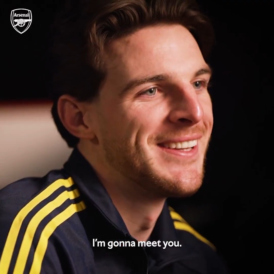 Connecting north London to Najjemba 📲 Declan Rice reached out to surprise 14-year-old supporter Nathan from Uganda ❤️ Watch their conversation in full 📺