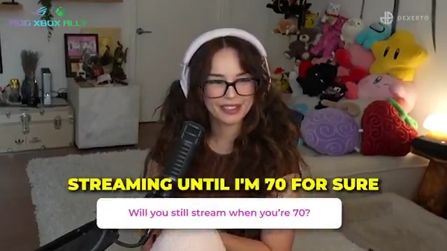 Valkyrae reveals what age she plans to keep streaming until and her dream destination to play the ROG Xbox Ally | Ad