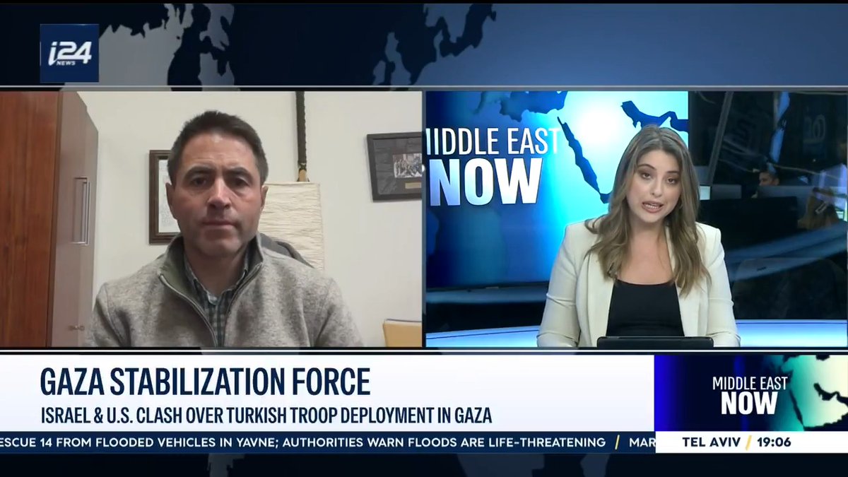 🇹🇷 wants to put 2000 troops in Gaza. Why do powers such as 🇦🇪🇪🇬🇸🇦 think this is a terrible idea? Why is this a red line for 🇮🇱? Turkish troops in Gaza = NATO military support for Hamas I spoke to i24NEWS English to explain