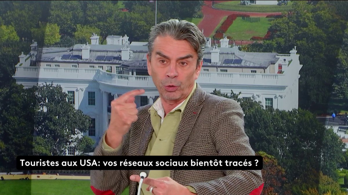 🔴 🗣️ "C'est exactement ce que faisait l'Allemagne nazie dans les années trente", observe l'historien Pascal Blanchard, alors que l'administration Trump veut avoir accès à l'historique des réseaux sociaux des touristes étrangers exemptés de visa. #ToutEstPolitique #Canal16