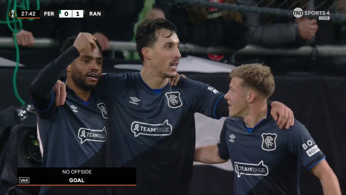 Bojan Miovski with the acrobatics to give Rangers the lead away from home 🤩 📺 TNT Sports &amp; discovery+ UK