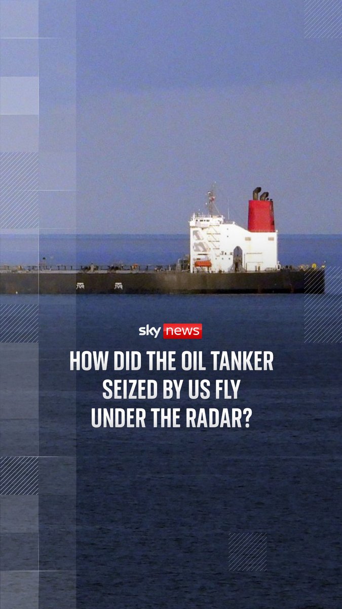 The US has seized a tanker with a history of illegal oil transfers and fake location data off the coast of Venezuela. Here's what we know about how and why the tanker 'spoofed' its location ⬇️ Read more 🔗