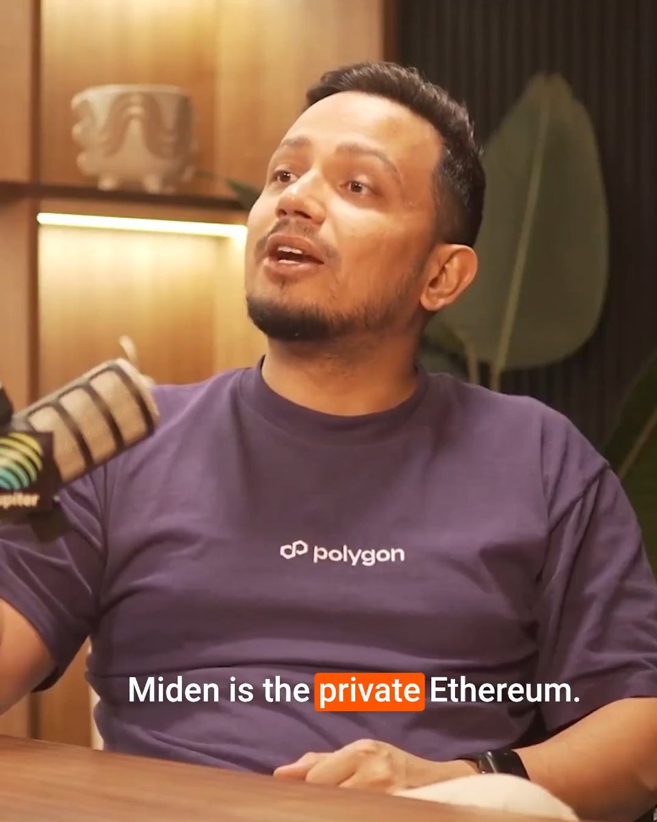 If Sandeep | CEO, Polygon Foundation (※,※) is bullish on Miden, you should be too 😎