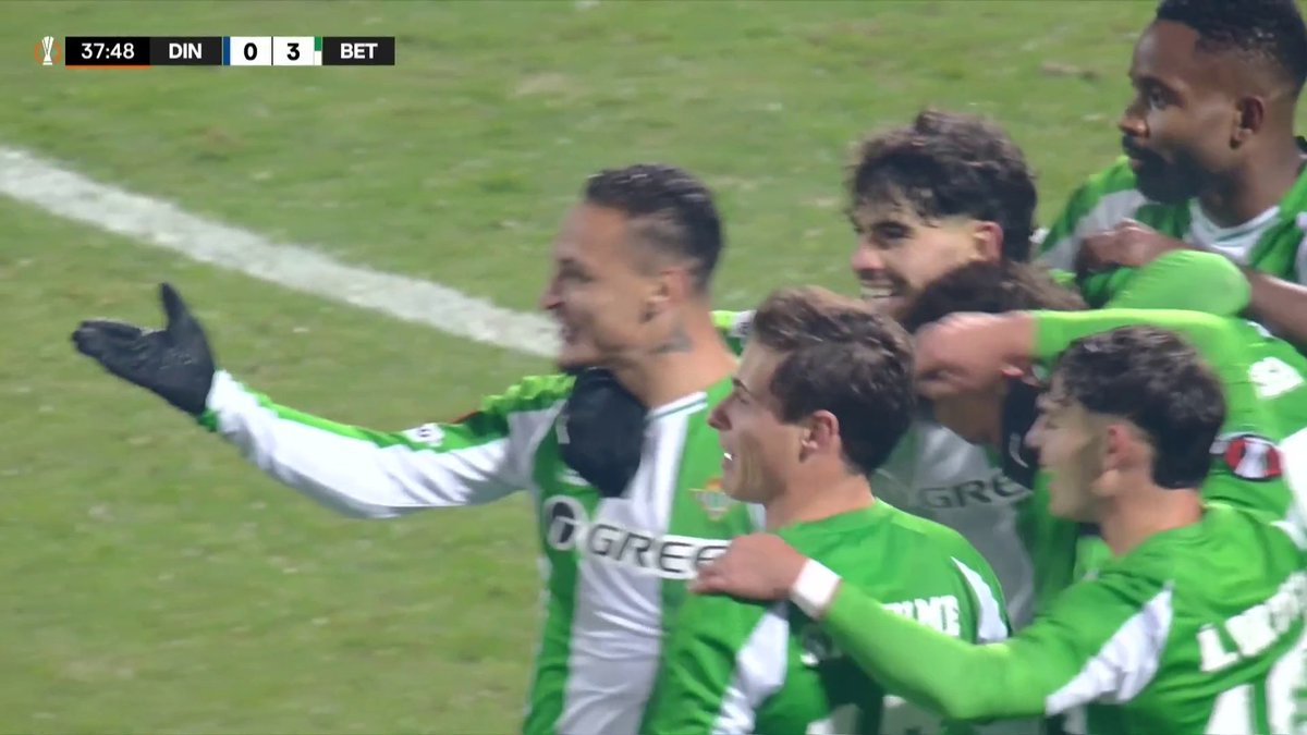 Antony's does not stop the chase and puts Real Betis 3-0 up against Dinamo Zagreb 👊 📺 TNT Sports & discovery+ UK