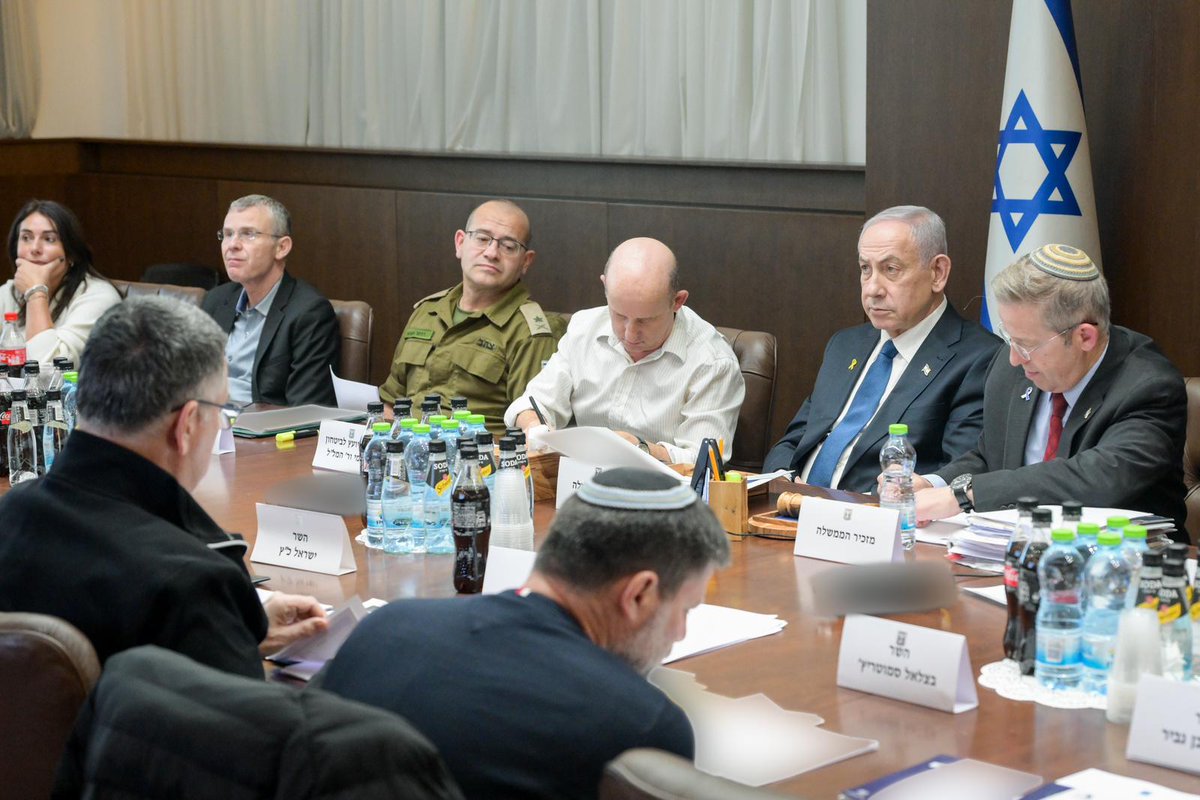 Prime Minister Benjamin Netanyahu has convened the Security Cabinet, this evening, at the Prime Minister's Office in Jerusalem.