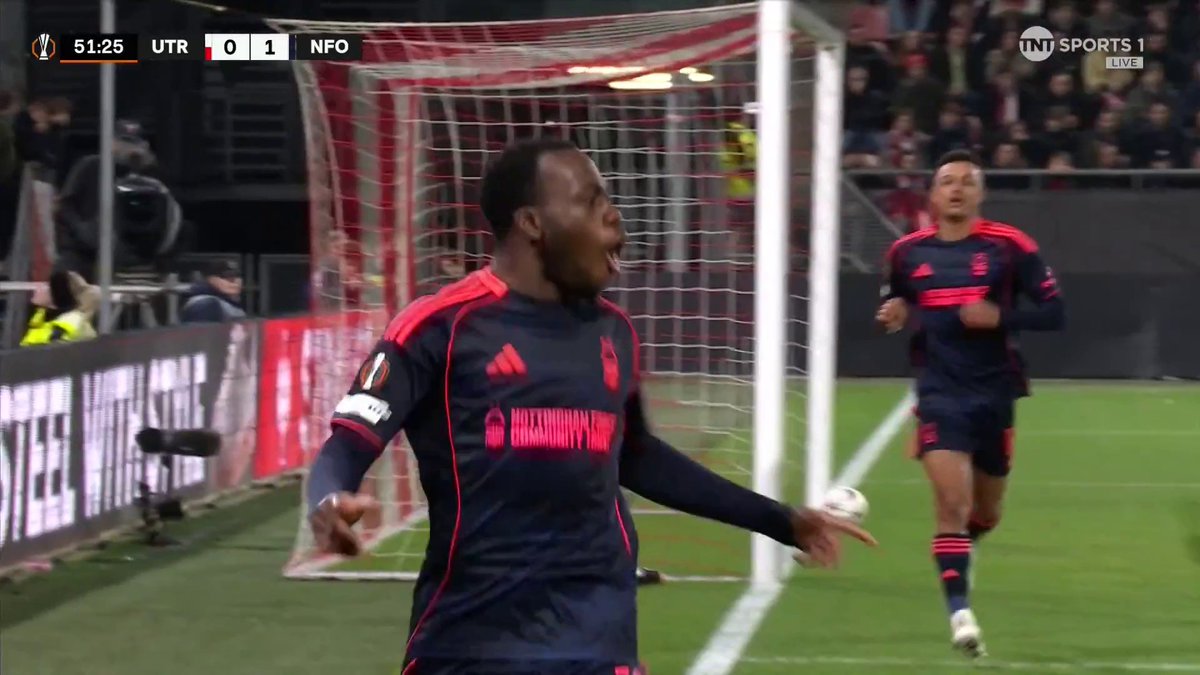 Taking matters into his own hands 🔥 Arnaud Kalimuendo opens the scoring for Nottingham Forest 🙌 📺 TNT Sports & discovery+ UK
