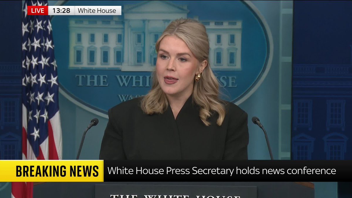 The White House press secretary discusses the seizure by the US of a tanker off the Venezuela coast. She calls the ship a "sanctioned shadow vessel" and confirms that America intends to seize the oil it is carrying. Latest ➡️ 📺 Sky 501 and Virgin 602