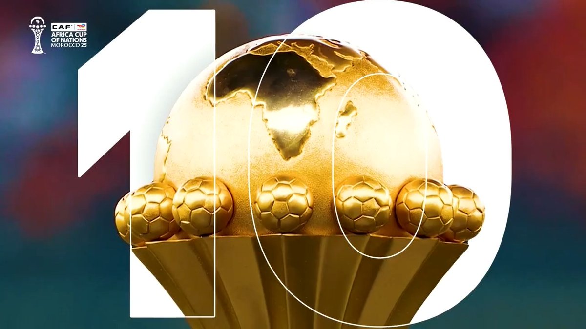 10 is different. So is the #TotalEnergiesAFCON2025! 🌍 10 days out. 10 days too long. 🏆
