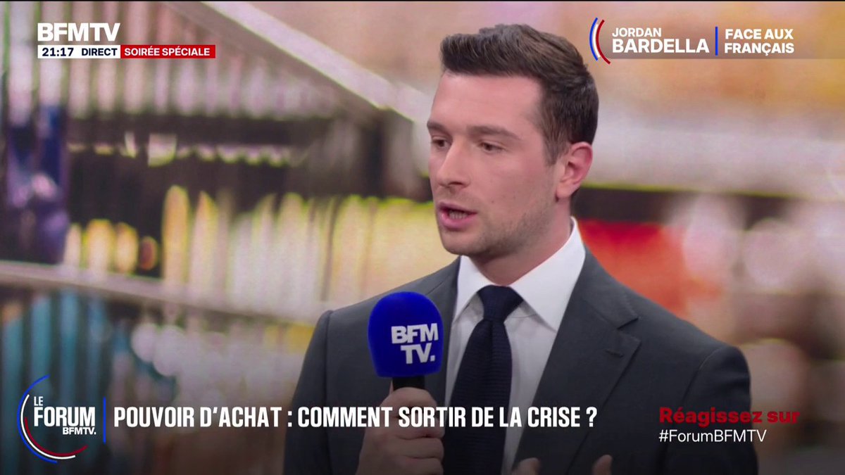 FORUM BFMTV - "Vouloir avoir des responsabilités à la tête de notre pays, c'est aussi accepter de représenter des gens qui ne votent pas pour soi", affirme Jordan Bardella, président du RN #FORUMBFMTV