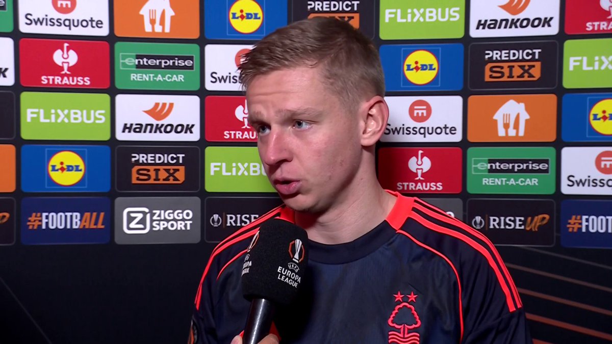 "It feels great that I am back." 🙌 Oleksandr Zinchenko reacts to his return to action and assesses Forest's crucial final two games in the UEL league phase 🗣️ 📺 TNT Sports &amp; discovery+ UK