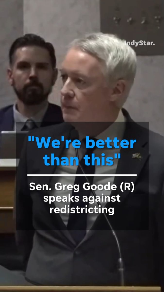 "The world is counting on the United States of America," Goode said. "Friends, the United States of America is counting on Indiana." Watch live: