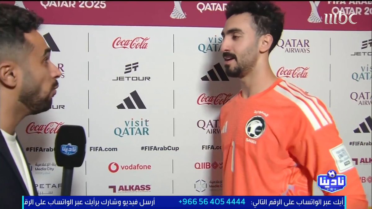 🚨🚨🚨🎙️- نواف العقيدي : منتخب فلسطين منظم، ولعب بروح عالية.. مباراة كانت صعبة.