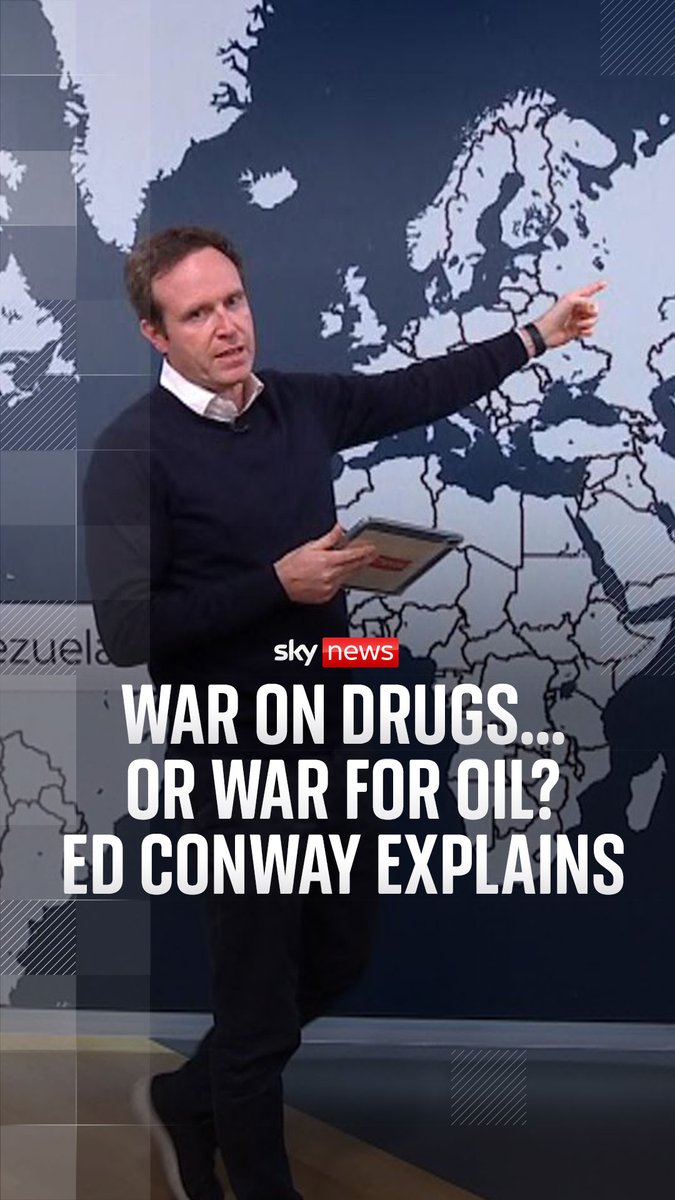 Sky's economics and data editor Ed Conway analyses whether US President Donald Trump's decision to seize an oil tanker off the coast of Venezuela was really about a war on drugs. Read more ➡️
