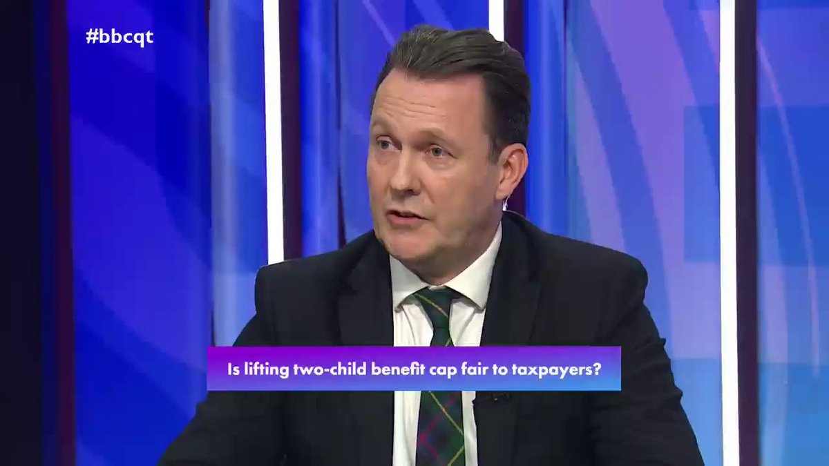 “Benefits have to be fair to the recipients of benefits, but also to the taxpayers” Conservative Russell Findlay says the future bill for Scotland’s benefits is “terrifying” and says the Scottish government is a “light touch” on welfare #bbcqt