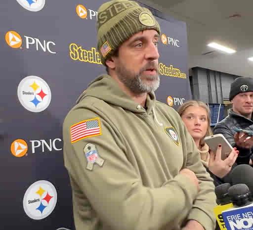 Aaron Rodgers on TJ Watt “ I would never bet against anybody in the Watt family of being able to deal with something small or large and getting back on the field as quickly as possible." #steelers