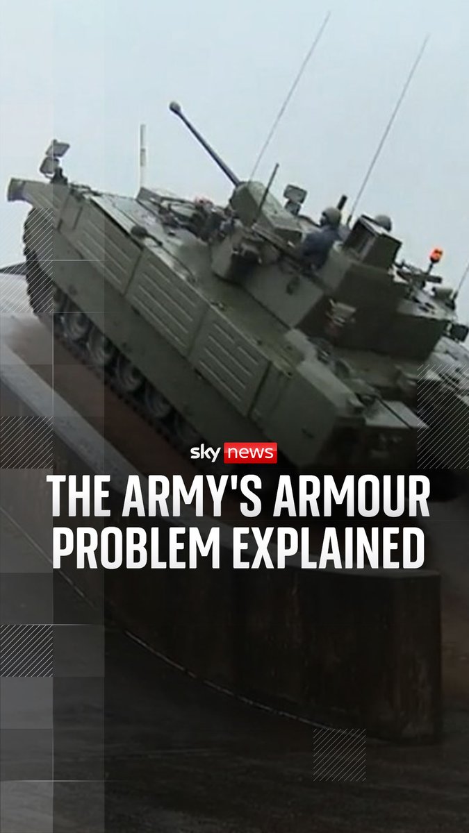 The former commander of a unit tasked with trialling the British Army's new Ajax armoured fighting vehicle has lost about 20% of his hearing and suspects his time on the £10m platform could be to blame. Sky's Deborah Haynes reports. Read more 🔗