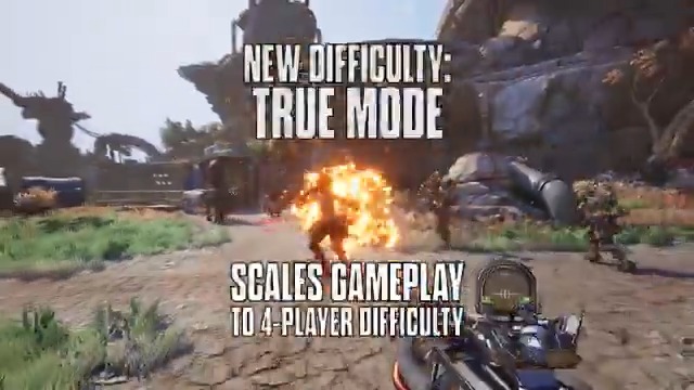 Today's Major Update introduces True Mode - a new setting that mimics 4-player difficulty for parties of 1-3 players. 😤 Full Details: