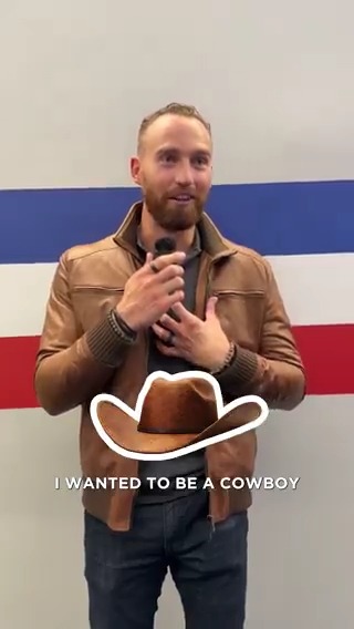 Wanted to be a cowboy, grew up to be a Ranger 🤠 Brandon Nimmo