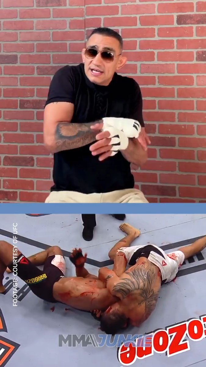 Tony Ferguson explains how he submitted Edson Barboza in a classic UFC battle 🔟 years ago today. "My favorite fight by far." (via Mike Bohn)