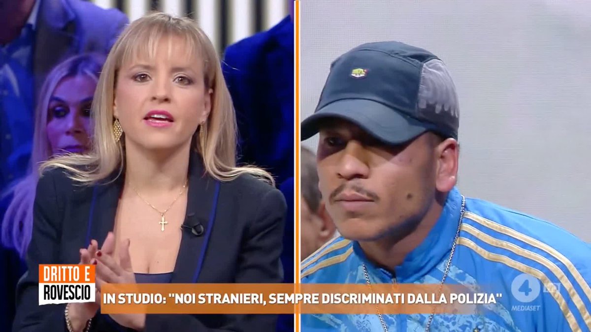 "Non vi sentite italiani? Nessuno vi trattiene qua contro la vostra volontà!" Silvia Sardone (Lega) a Momo e Alex, i due ragazzi di origini nordafricane che vivono in Italia ma non la apprezzano. #drittoerovescio