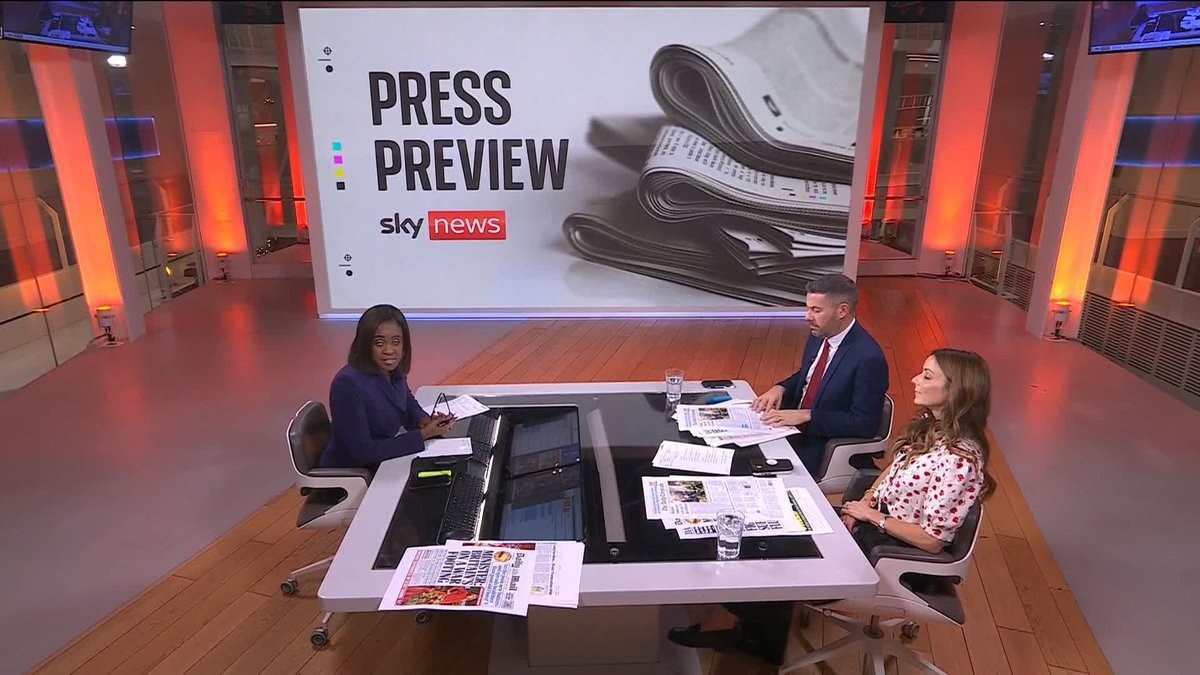 What's on Friday's front pages? 📰 @SkyGillian is joined by The Telegraph's Annabel Denham and editor of The Courier @DavieClegg for a first look at tomorrow's top stories #PressPreview ➡️ 📺 Sky 501, Virgin 602, Freeview 233 and YouTube