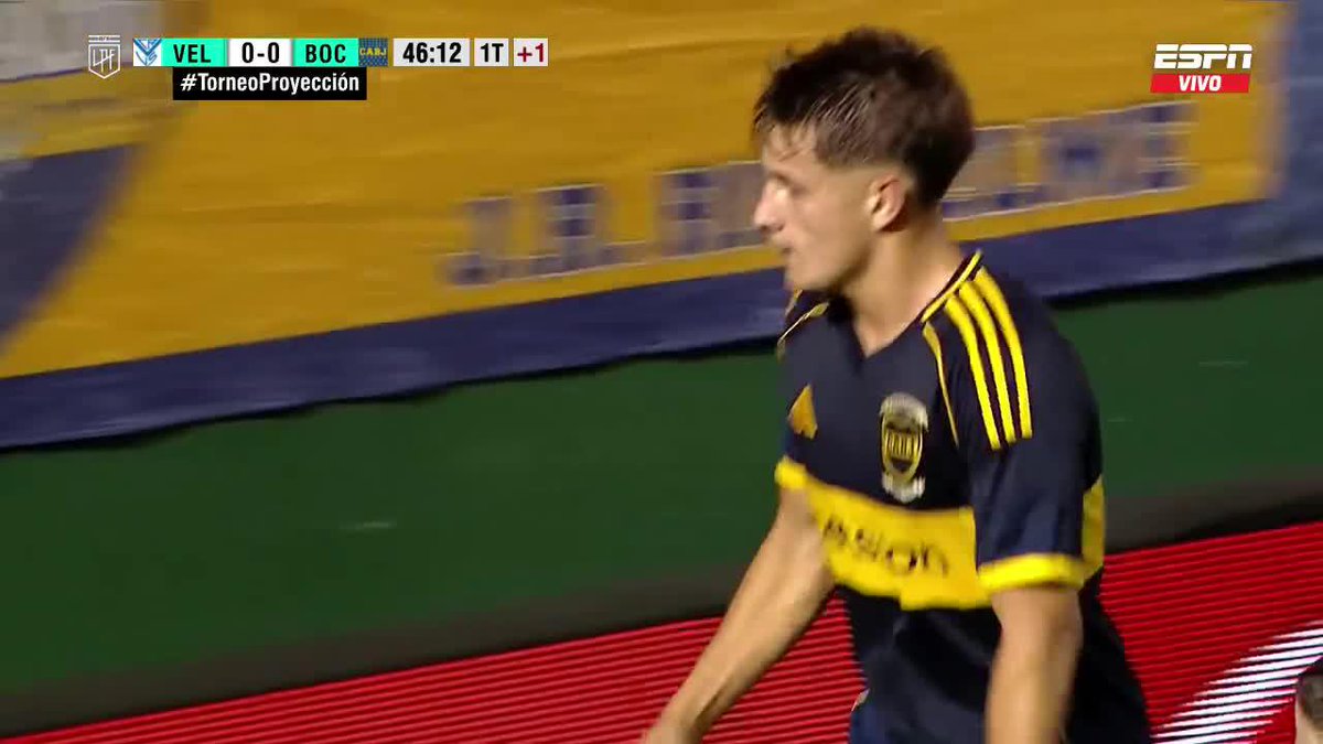 #Reserva | ⚽GOLAZO DE #BOCA! Centro de Tomás #Aranda y GOL de CABEZA de ÍKER ZUFIAURRE para el 1-0 de #Boca ante Vélez en el Trofeo de Campeones del Torneo Proyección!